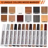 Lifreer Revolutionary Furniture Touch up Markers 12 Colors Wood Scratch