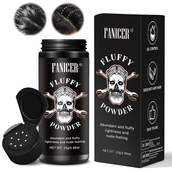 25 g Matte Styling Powder, Portable Fluffy Styling Matting Powder,