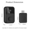 Remote Video Doorbell Camera Wireless Intercom Doorbell , HD Night
