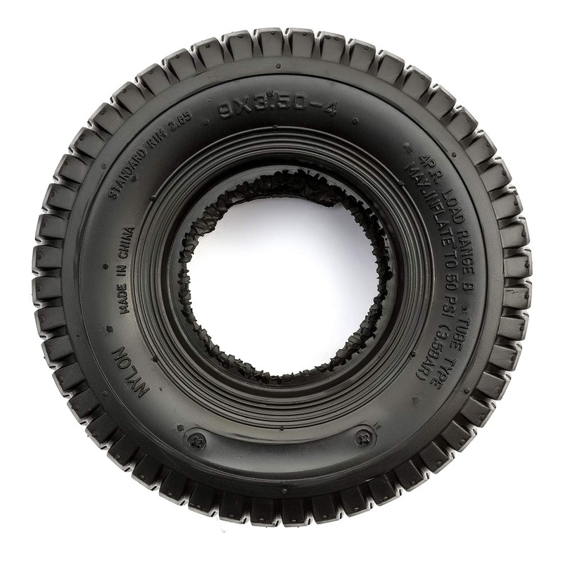 Tyre 9x3.50-4 9x350-4 Heavy Duty Turf Tread Tyre 4 Ply