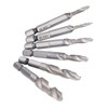Drill Tap Bit Set Hex Shank Metric Combo HSS Ti