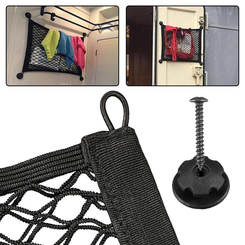 Kingsea Car Boot Storage Net Mesh Storage Net Elastic Mesh