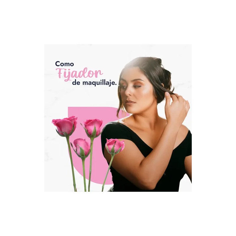 Agua De Rosas Sin Colorantes Tónico Facial Hidrolato 500ml