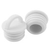LQ Industrial 6PCS Mop Bucket Plug A22 Plastic White Drain