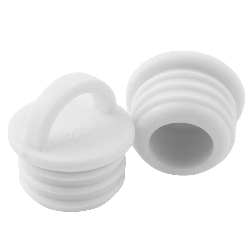 LQ Industrial 6PCS Mop Bucket Plug A22 Plastic White Drain