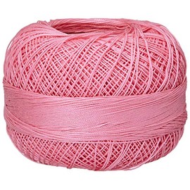 Lizbeth Size 80 HH80622 HH80 Cotton Thread 184 Yds 10 Grams, Pink Medium