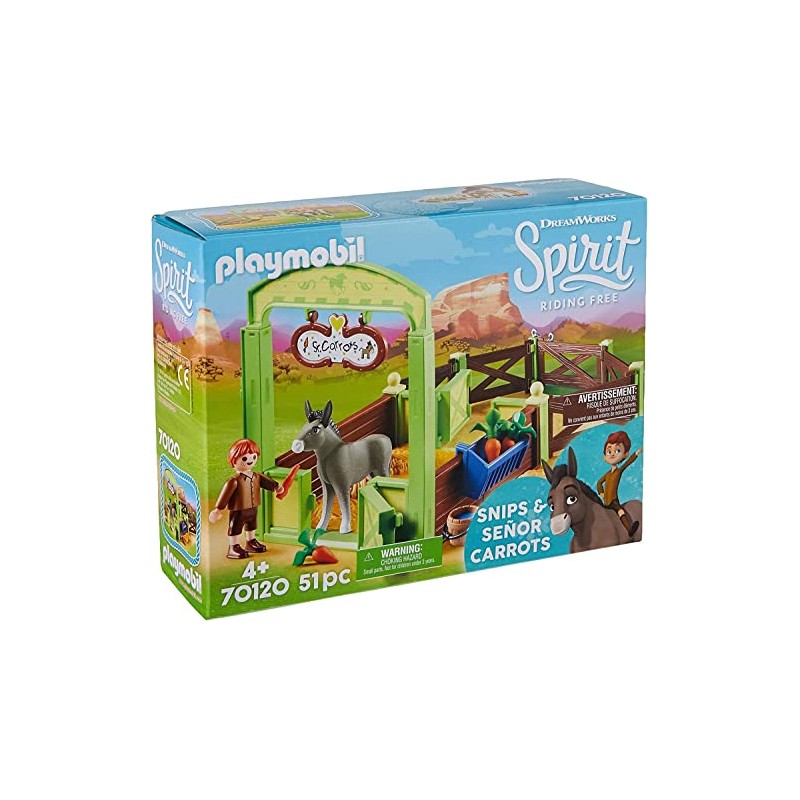 Playmobil 70120 Spirit Riding Free Snips & Señor Carrots with