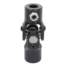 SCITOO 9/16-26 Spline x 3/4" Smooth Round Steering joints,length 96mm Black Single U-Joint