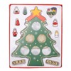 Wooden Christmas Tree Desktop Ornament Shatterproof Safe Eco Friendly Wooden