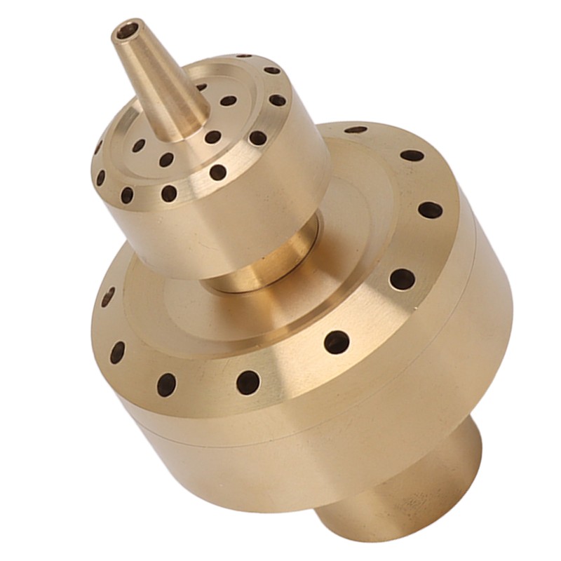 Copper Double Column Fountain Nozzle Music Fountain Landscape Scenery Nozzle