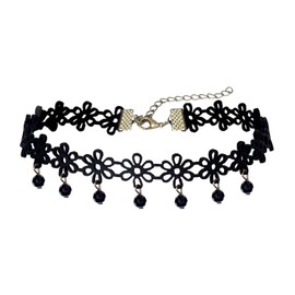 6pcs Choker Necklace Set Fashion Velvet Necklace Rubber Stretch Velvet Collar Tattoo Lace Chain Jewellery Sets Women's Necklace Jewellery for Women Girls