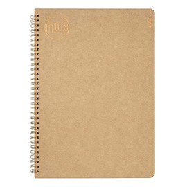 Nu Notebooks - Kraft Range - Manilla Wire Bound A5 Notebook - Stationery Notebooks - Professional Notepad - 160 Pages