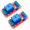 Hailege 2pcs 12V 1 Channel Relay Module Relay Switch With