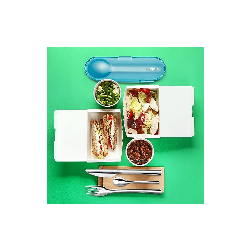 Slim2 60 Piece Cutlery Set Reusable & Recyclable for 12