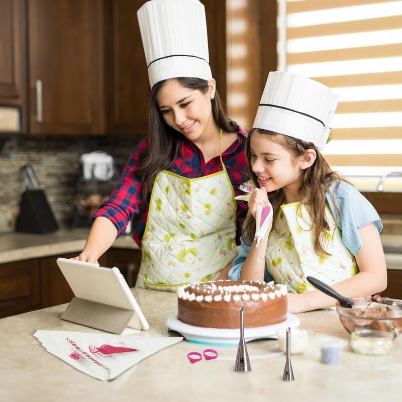 Cangool Doughnut Syringe Set, Stainless Steel, Pattern #PL #PS, Petal