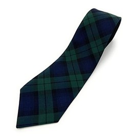 Mens Tartan Neck Tie, Available in a Selection of Tartans (Black Watch)