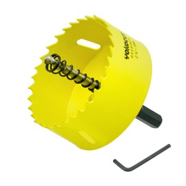 Hole Saw 75 mm, Universal HSS M42 Bi-Metal Hole Saws, Circular Hole Saw with Hex Shank and Drill Bit Set Drill Bit for Wood, Drywall, Plastics