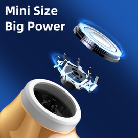 Aumtuw Mini Electric Shaver, Pocket Size Electric Shaver for Men Women, Rechargeable Easy One-Button, Portable Powerful Waterproof Electric Razor for Travel Office Business Trip (2Pack)