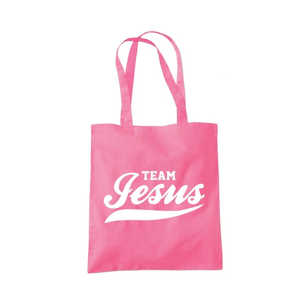 Team Jesus Tote Bag - pink One Size