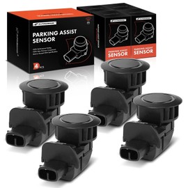 A-Premium 4-PC Reverse Backup Parking Assist Sensor Compatible with Select Lexus Models - LS430 2001 2002 2003 2004 2005 2006, Replace# 89341-50050, 89341-50040