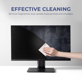 WELKIN 80 * 2 Electronics Cleaning Wipes - Non Toxic Screen Cleaner, Streak Free Touchscreen Cleaning for All Phones, Laptop, Computer, TV and Car，2 X Microfiber Cloth Included