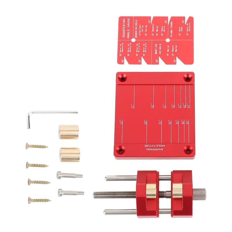 Honing Guide System Chisel Sharpening Guide Jig Kit Stainless Steel