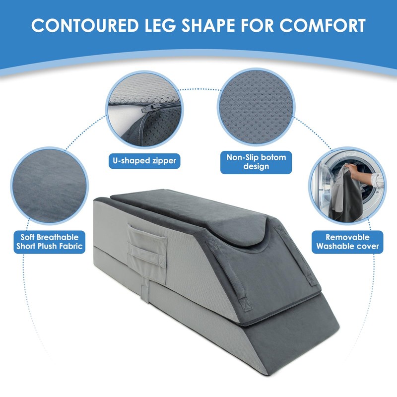 Kehangte Leg Elevation Pillows for After Surgery,4-Height Adjustable Leg Elevating