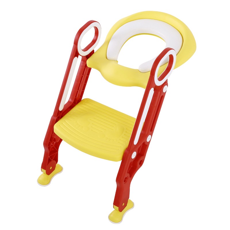 Baby Toddler Soft Toilet Chair Ladder Adjustable Safety Potty Training
