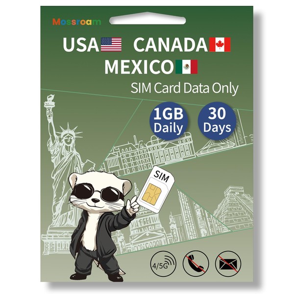 North America Data SIM Card for Travel -USA & Canada