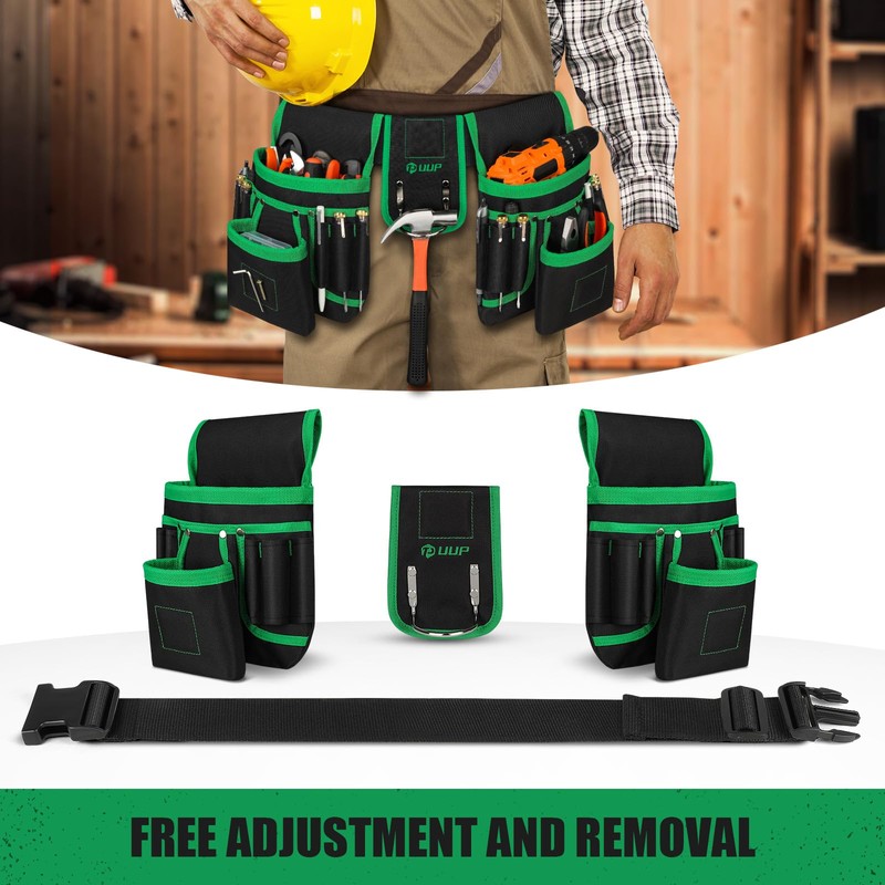 Magnetic Tool Belt for Men, 26 Pockets Heavy Duty Tool