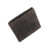 VISCONTI Hunter Oiled Leather Shield Wallet 707 Oil Brown RFID