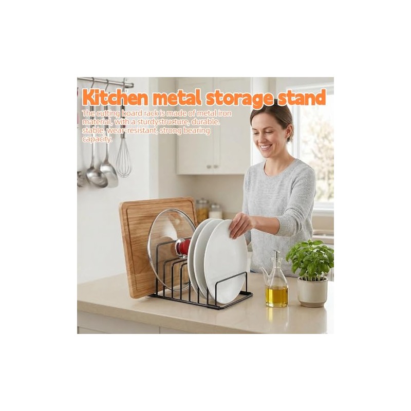 Chopping Board Holder, Black, Board Holder, Chopping Board Holder, Chopping