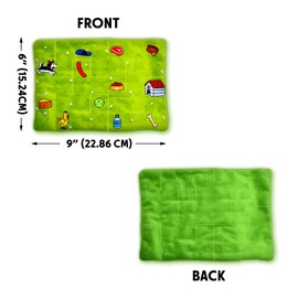 WIRESTER Marble Maze Mat Sensory Fidget Stress Relief, Tactile Mat Anxiety Relief Calming for Men Women, Relax and Improve Focus (9x6 Inch) - Dog Backyard