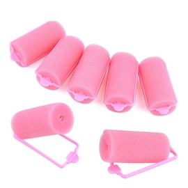 Foam Sponge Hair Rollers 36 Pieces Soft Sponge Curlers Tools for Women and Kids DIY Hair Styling (20 mm, Pink)