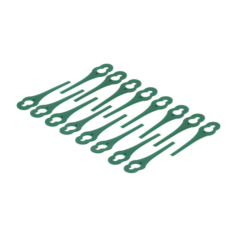 100pcs Plastic Grass Trimmer Blades Lawn Mower Replacement Cutting Blades