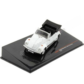 Ixo VW Beetle 1302 LS Cabrio 1971 White Model Car 1:43 Models