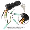 Zpana Boat Ignition Switch, OEM# 87-17009A5 Marine lgnition Switches Replacement