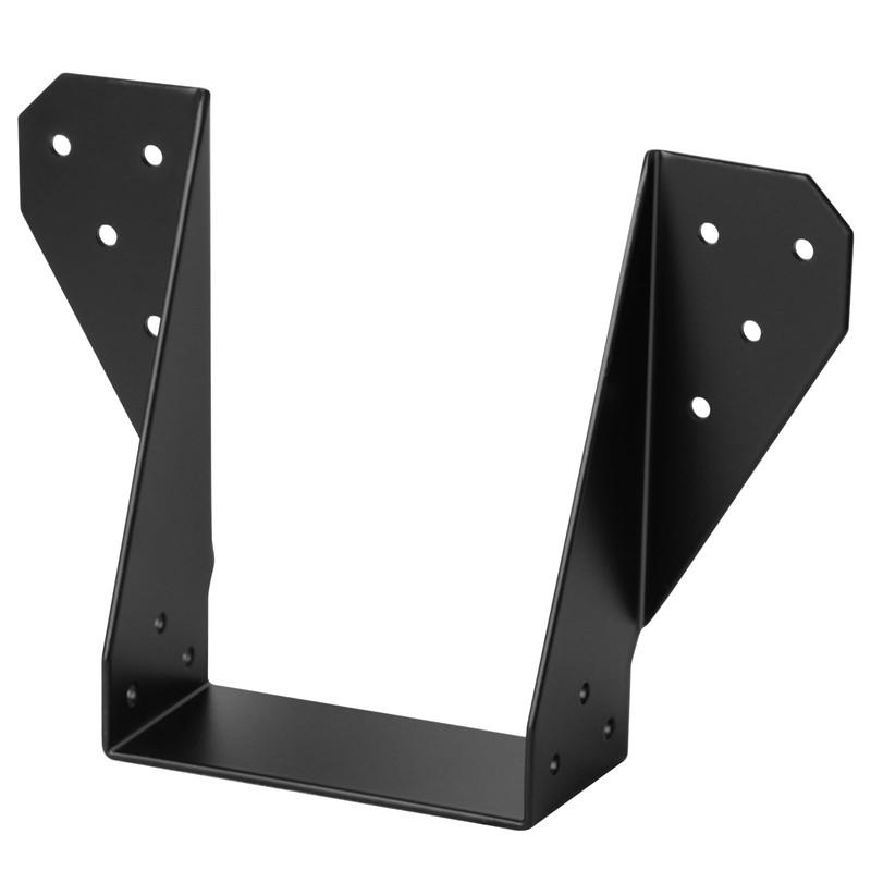 GBGS 10 Pcs Black 4 x 6 Face-Mount Joist Hanger,Inner