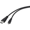 TRU COMPONENTS HDMI Cable Raspberry Pi [1x HDMI Male to