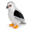 Frankiezhou Home Black-Winged Kite Plush Toy - Lifelike 10.7” Black-Winged