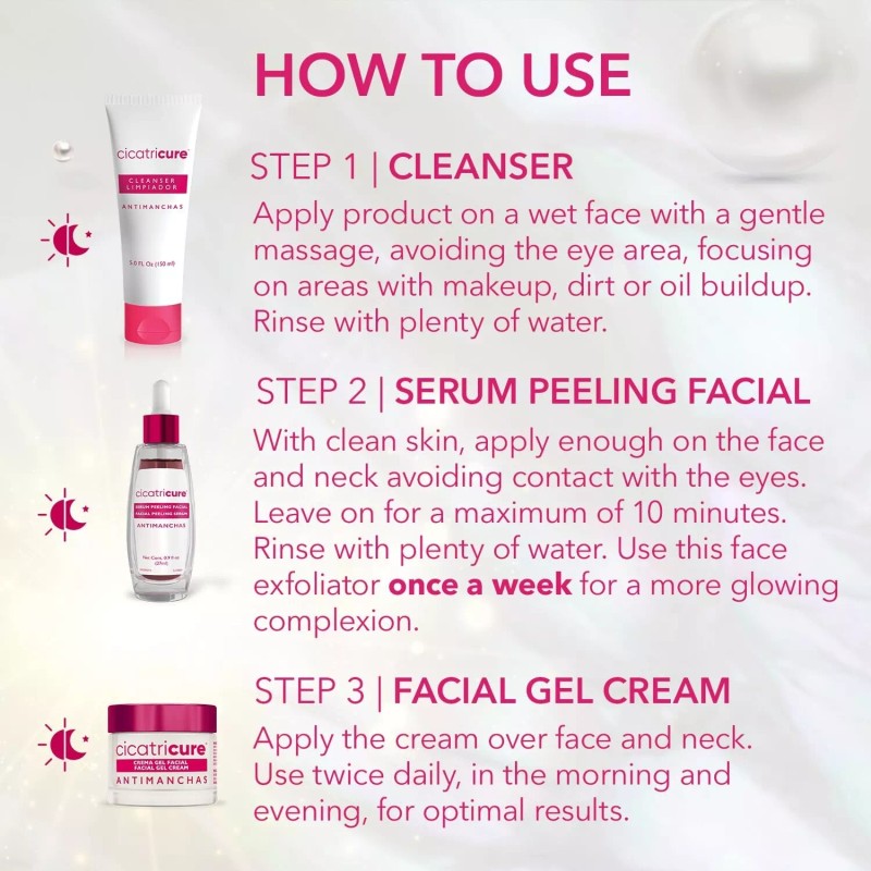 Cicatricure Complete Antimanchas Luminous Dark Spots Brightening Skin Care Kit