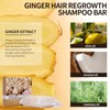 Ginger Hair Regrowth Shampoo Bar, Organic Shampoo For Hair Loss,