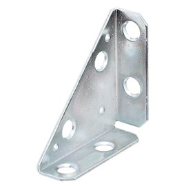 Corner Plate Yellow-Galvanised 50 x 50 x 70 mm