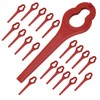 SPARES2GO Plastic Blades Compatible with ALDI Ferrex 20v 40v Cordless