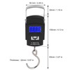 Electronic Scale 55KG Portable Digital Scale with Hanging Hook for