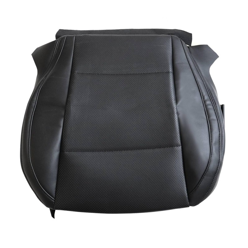 Priprilod Black Perforated Leather with Black Stitching Driver Side Bottom
