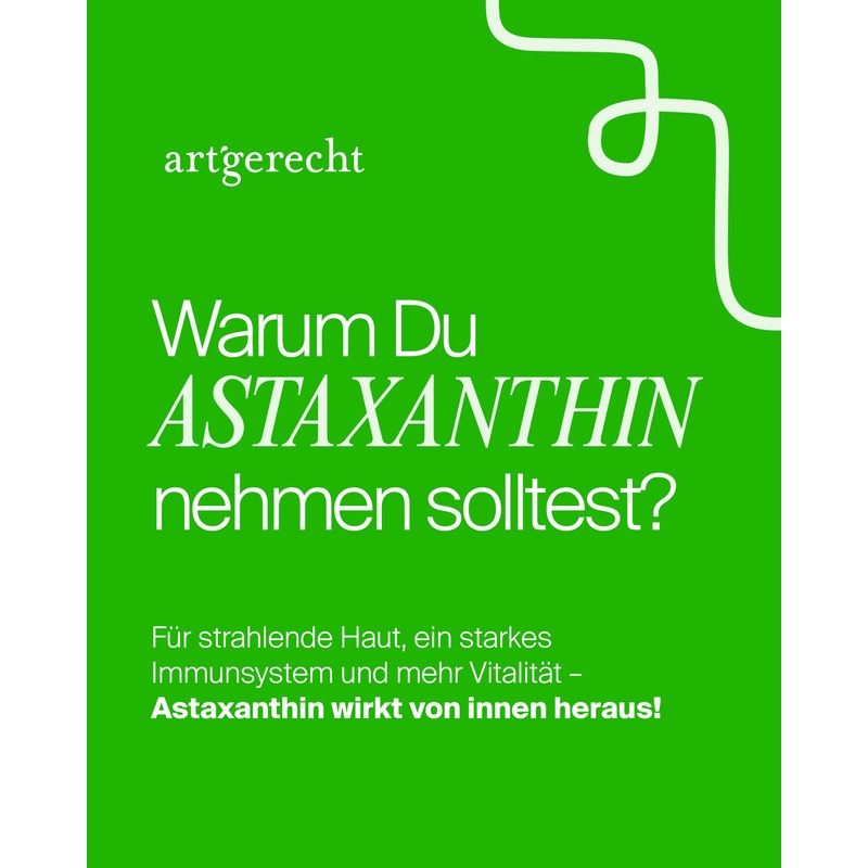 Species-appropriate ASTAXANTHIN - High Quality Antioxidant from Haematococcus Pluvialis Algae