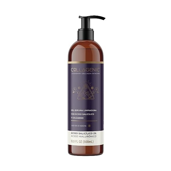 Collagenic Gel Limpiador Facial Anti Imperfecciones para Piel Mixta, Grasa