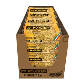 La Moderna Noodle Alphabet Pasta 7Oz Pack Of 20 Fun Healthy Durable Gluten Free