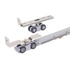 Roller Trolley 4 Wheel Silent Trolley Assembly Roller for Solid